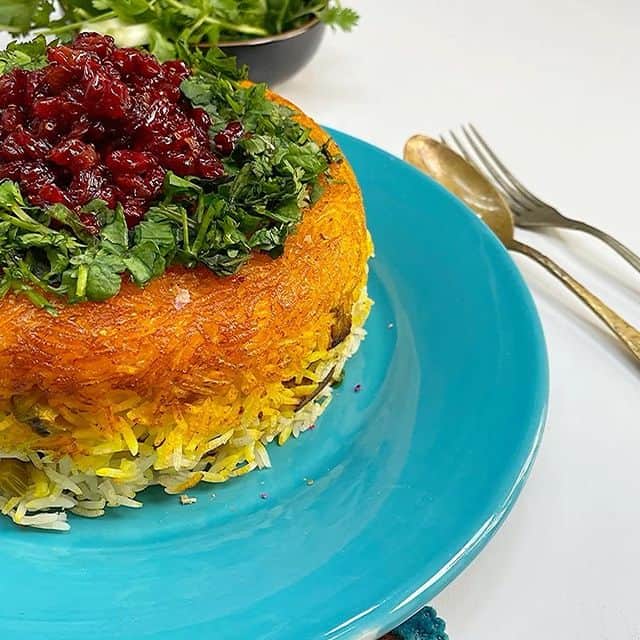 طرز تهیه کرفس پلو گیاهی وگان بدون گوشت خوشمزه