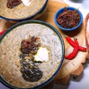 طرز تهیه آش بلغور تبریزی ساده برای سرما خوردگی