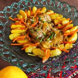 طرز تهیه خورش پرتقال تبریزی با مرغ