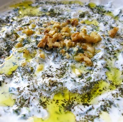 طرز تهیه بورانی اسفناج بدون سیر