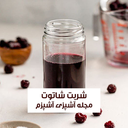 طرز تهیه شربت شاه توت خانگی برای 10 نفر با آموزش مرحله به مرحله